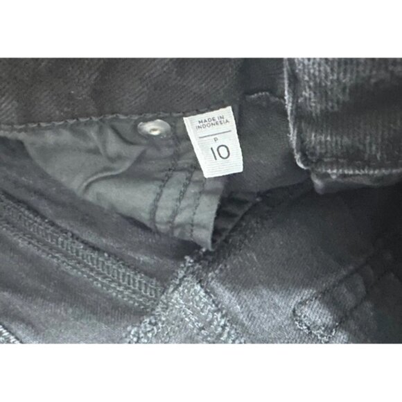 LOFT Outlet Curvy Skinny Jeans Black Mid Rise Charcoal Wash - Picture 8 of 9
